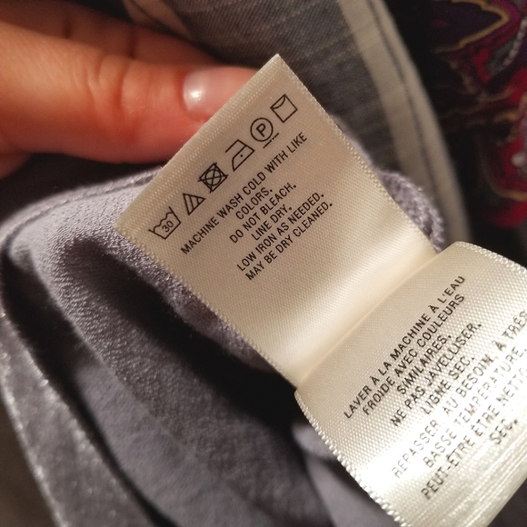 Anthropologie Moulinette Soeurs Shimmery Purple Asymmetrical Hem Slip Dress - Picture 7 of 7